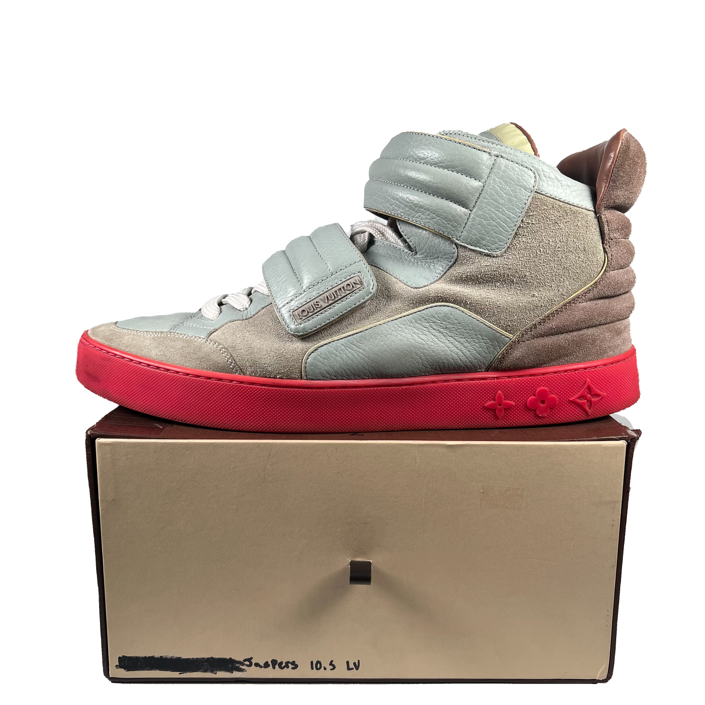 Louis Vuitton Kanye West Jaspers Patchwork Zen Pink Size 10.5LV/11.5 USED s14062