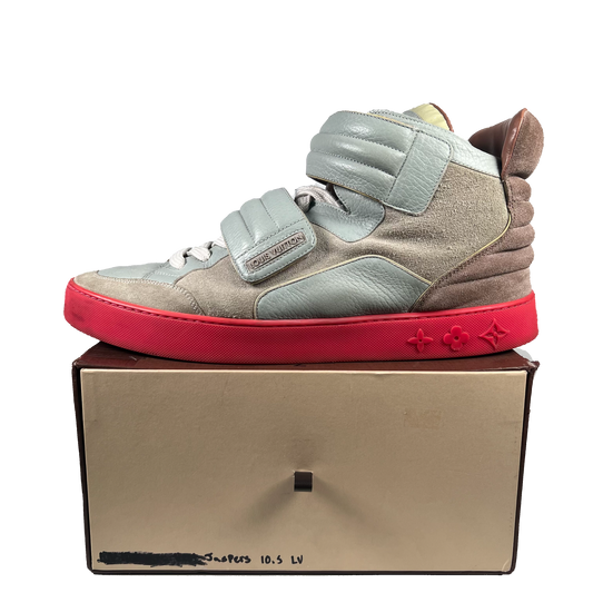 Louis Vuitton Kanye West Jaspers Patchwork Zen Pink Size 10.5LV/11.5 USED s14062