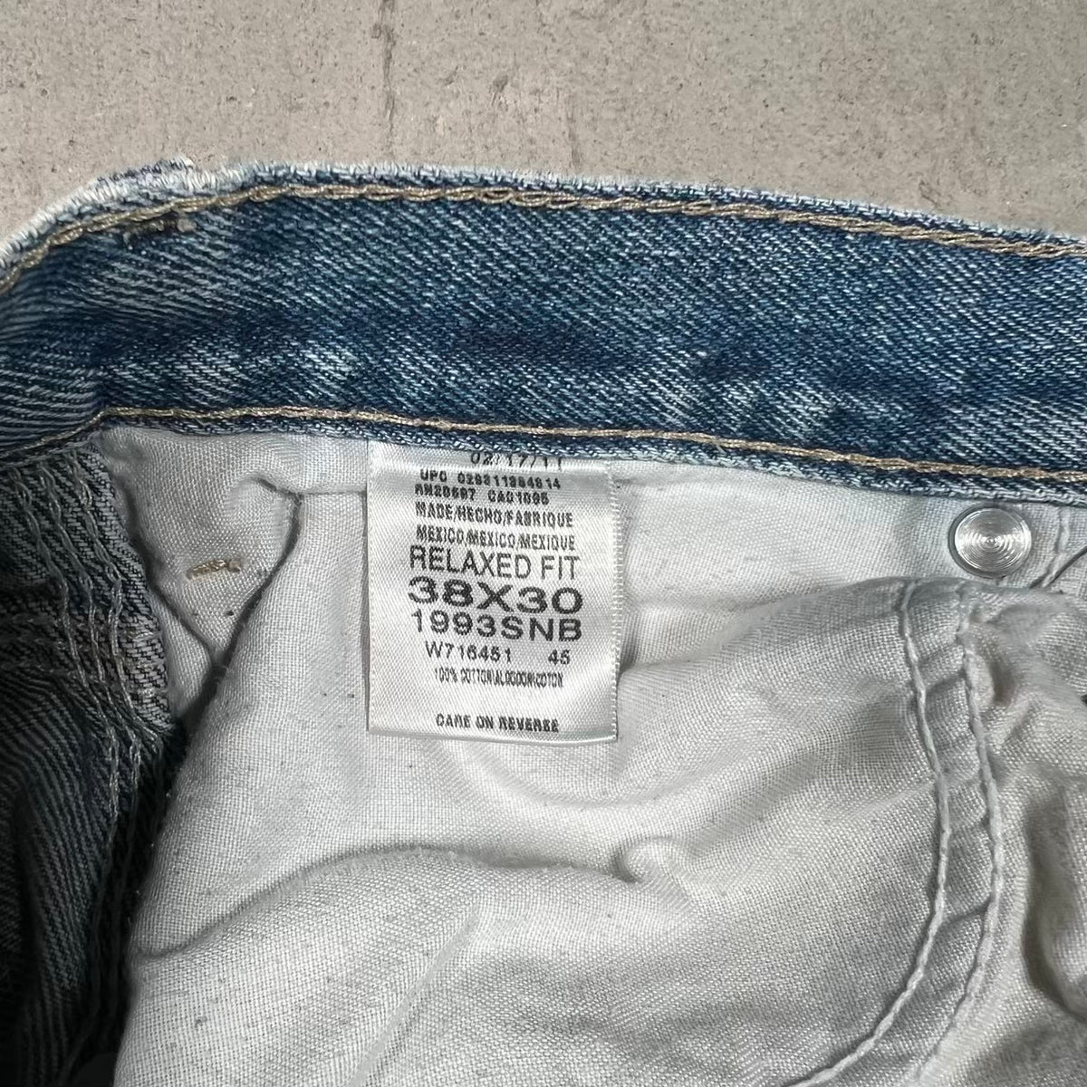 Dickes Workwear Blue Jeans Size 38x30 USED v20364