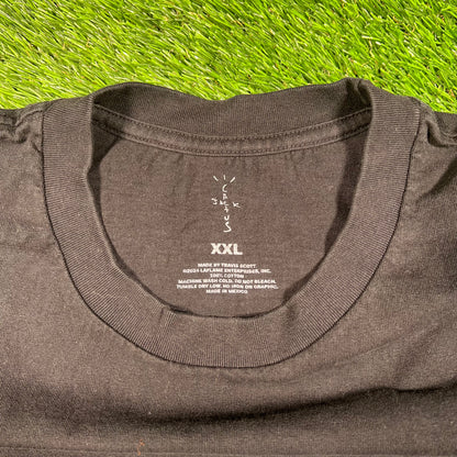 Travis Scott Black "It's Miami" Tee Size XXL USED x15422