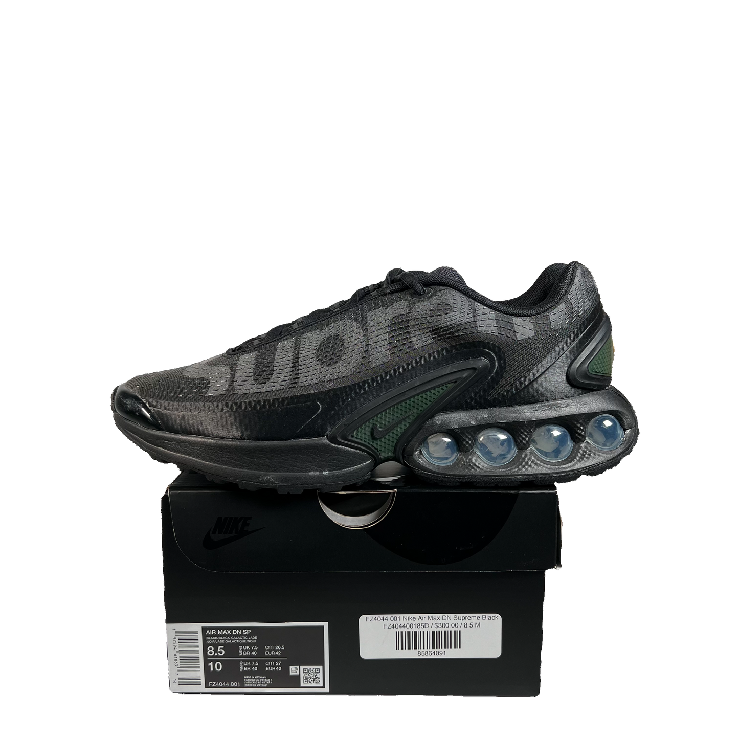 Nike Air Max Dn SP Supreme Black (2024) Size 8.5 USED s22244