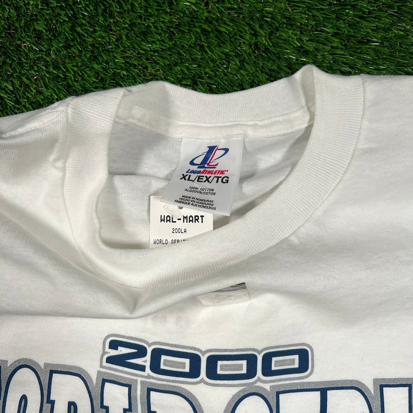 2000 Yankees Subway World Series Caricature Base White Tee Size XL NEW v18530