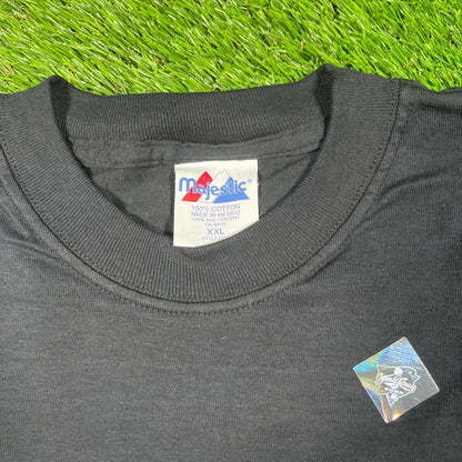 2000 Subway Series Yankees Mets Black Tee Size XXL NEW v16556