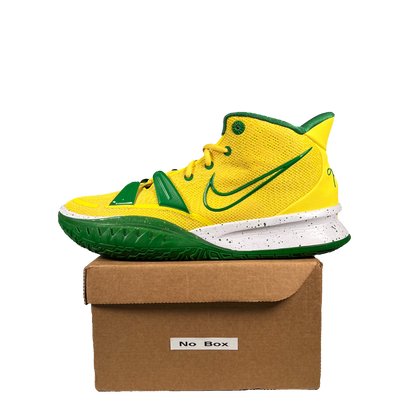 Nike Kyrie 7 Oregon Ducks Yellow Strike PE Size 12 USED s17073