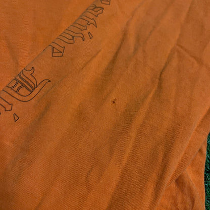 Vlone Off White Orange Longsleeve Tee Size XL USED x13774