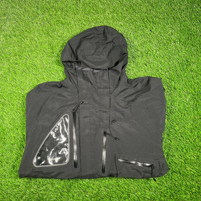 Supreme 2021 Goretex Tech Shell Black Jacket Size Medium USED x15361