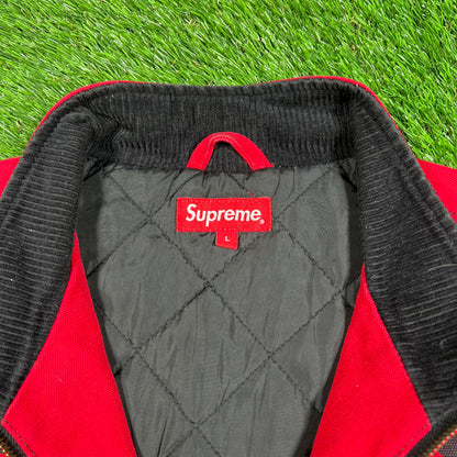 Supreme Red Makah Zip Up Jacket (2019) Size Large USED x15514