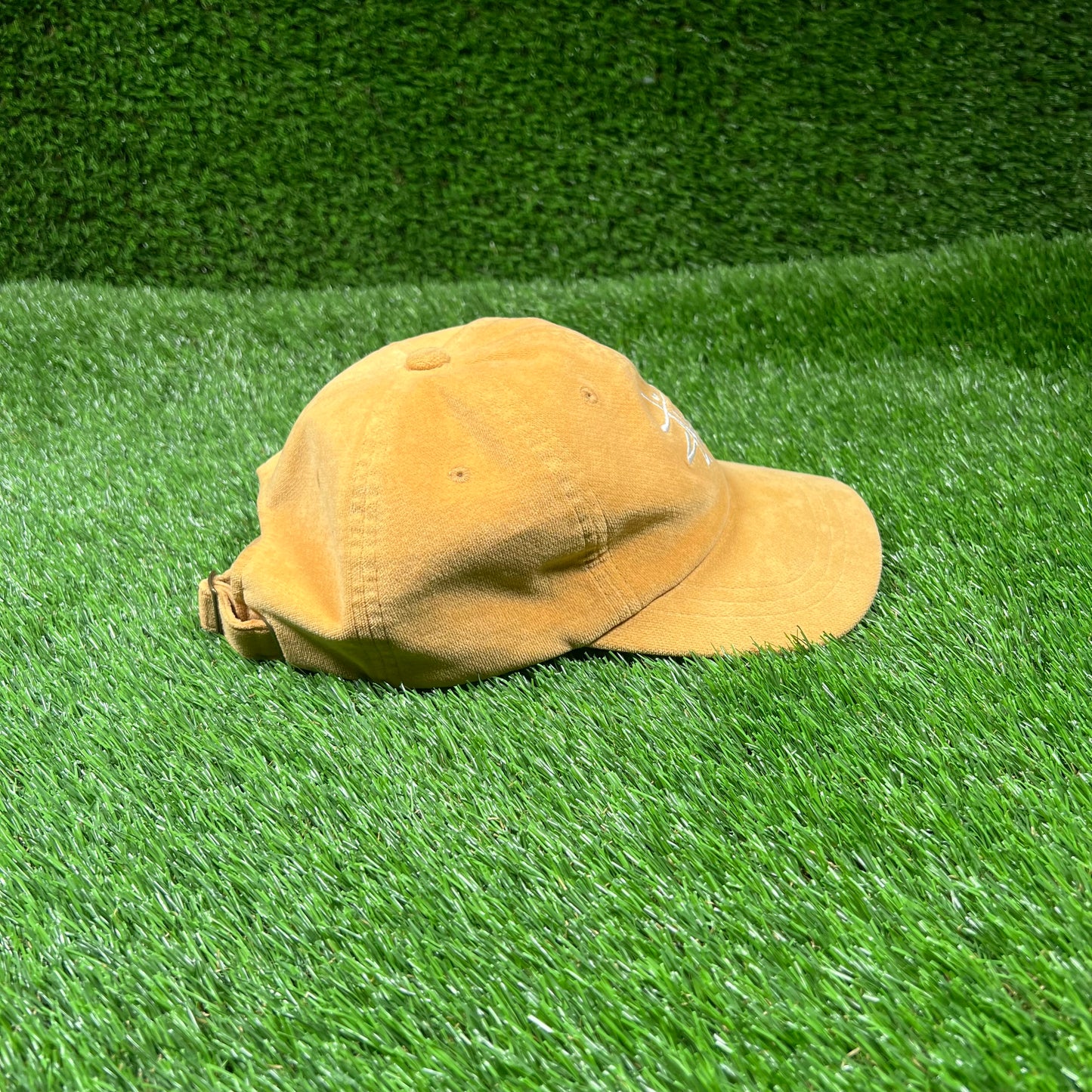 Stussy Light Brown Velour Hat (Sample) USED x16760