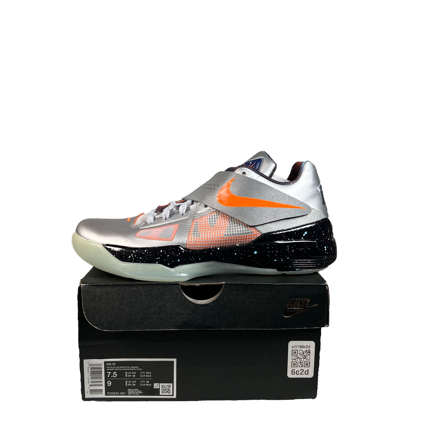 Nike KD 4 Weatherman (2024) Size 7.5 USED s22364