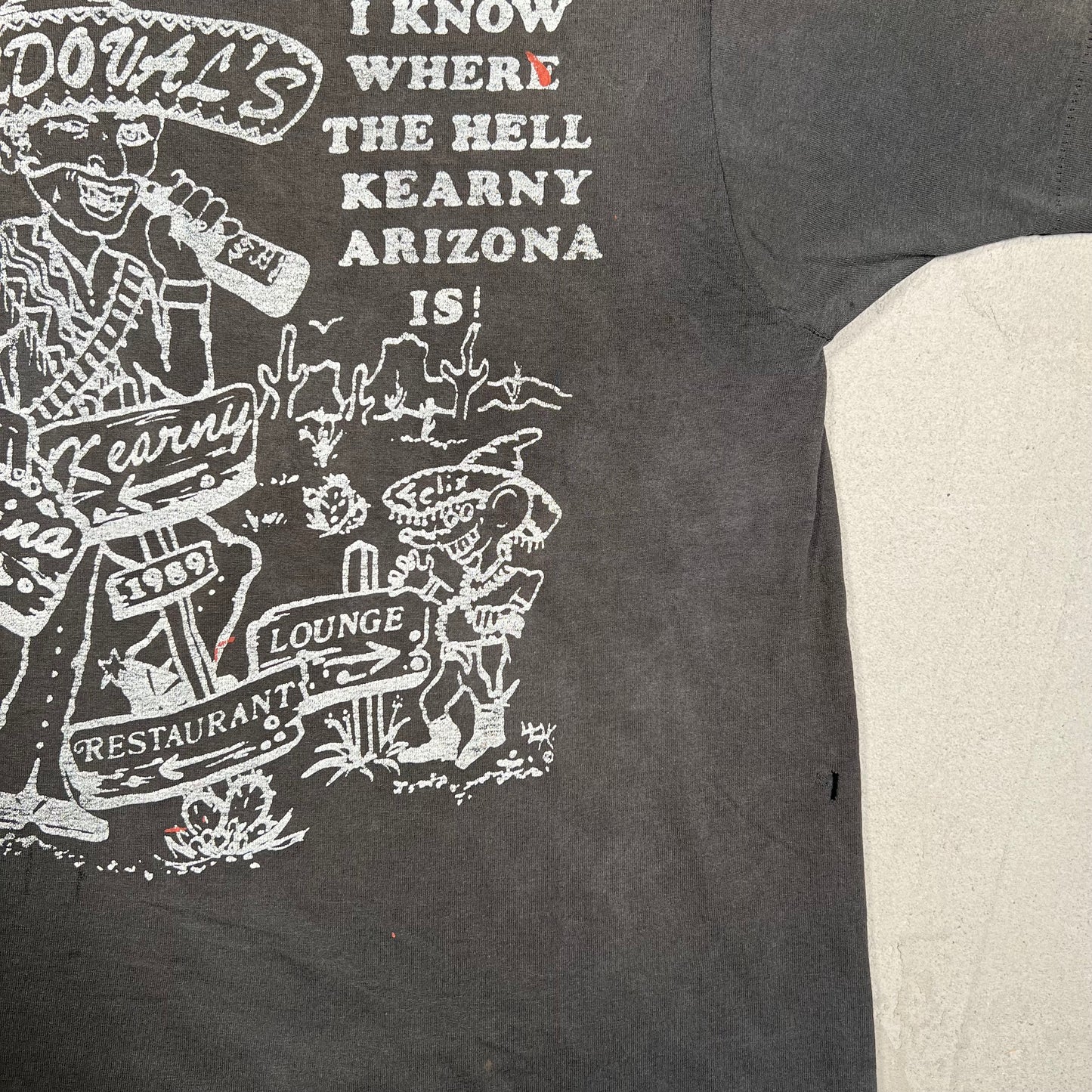 1980s Sandovals Bar Black tee Size Medium USED v19473