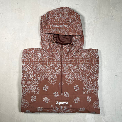 Supreme Reflective Bandana Brown Anorak (2026) Size XL NEW x17606