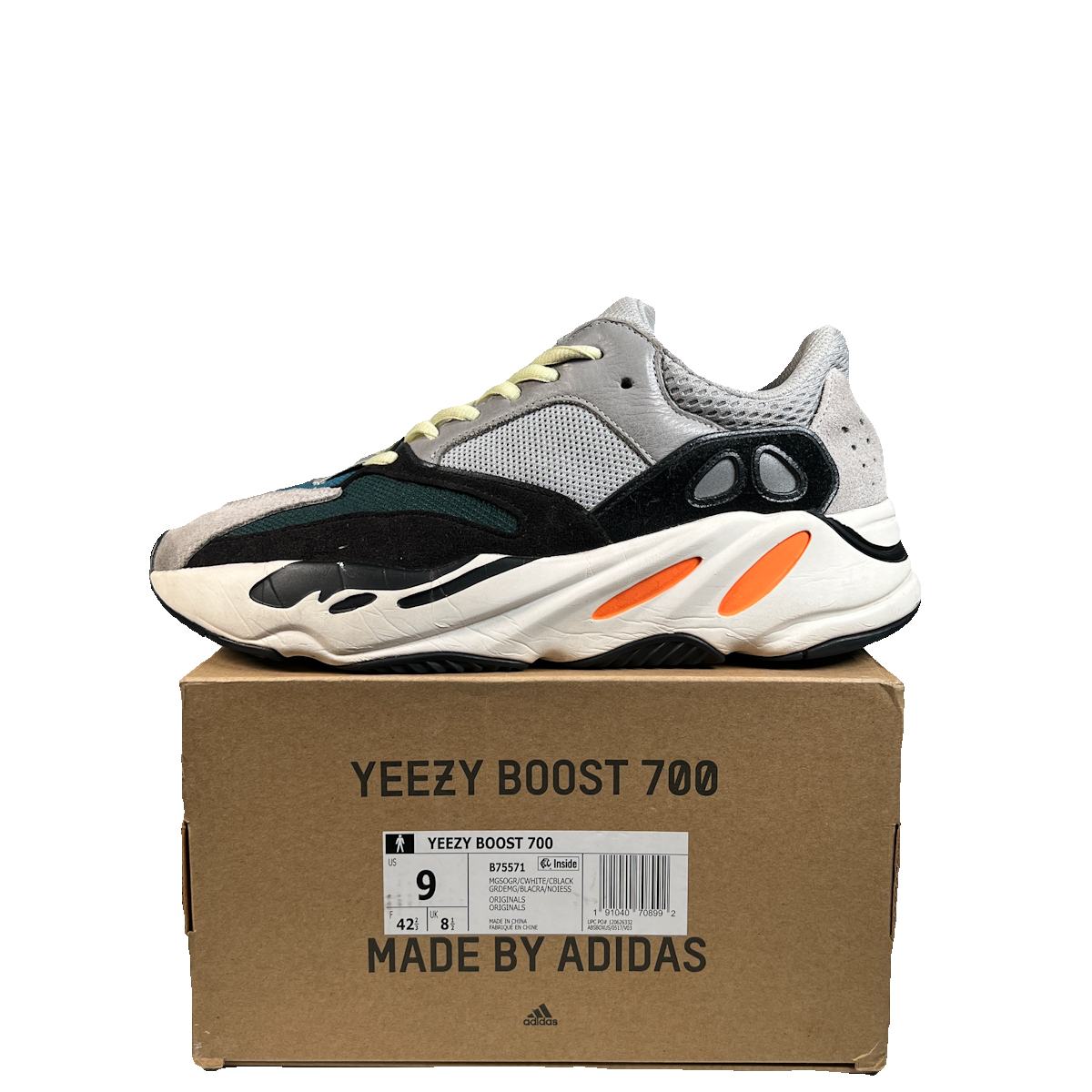 Yeezy 700 Wave Runner (2017) Size 9 USED s23162