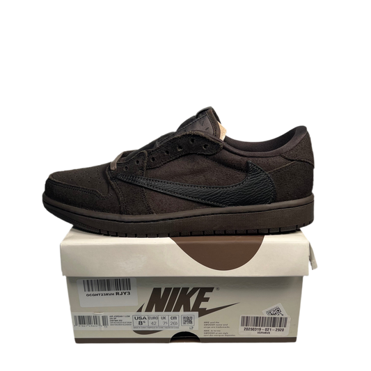 Jordan 1 Low Travis Scott Velvet Brown (2024) Size 8.5 NEW s17739
