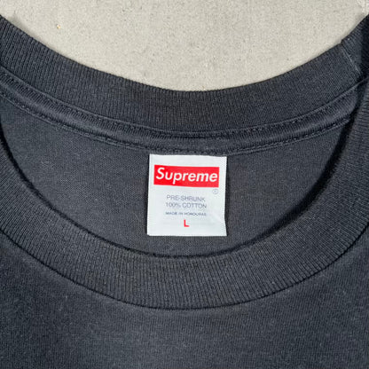 Supreme Based Why Hate Black Tee Size Large USED x18550