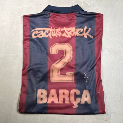 Nike Cactus Jack Barcelona Jersey Size XXL USED x18818