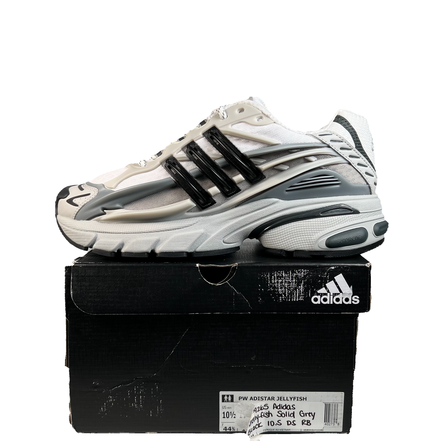 Adidas Adistar Jellyfish Pharrell Willias Solid Grey Black (2025) Size 10.5 NEW s22386