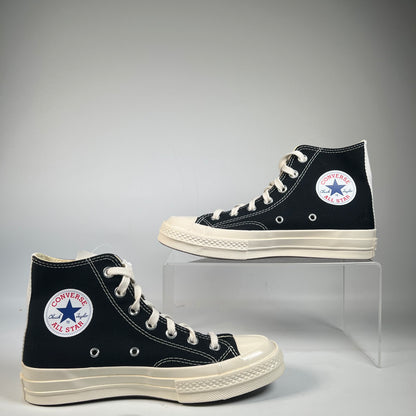 Converse Chuck Taylor CDG PLAY Black (2019) Size 5.5 NEW s21619
