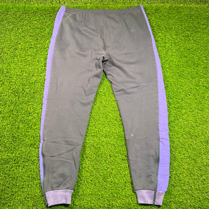 1980s Nike International Navy Sweat Pants Size Large USED v18540