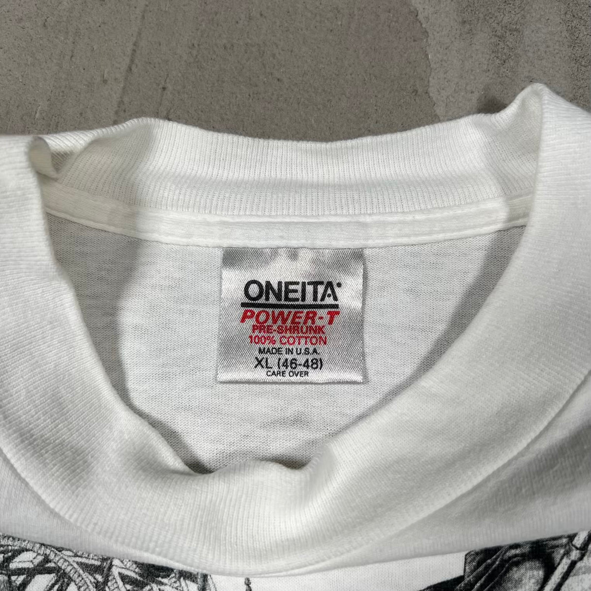 1991 MC Escher AOP Art White Longsleeve Size XL USED v20228