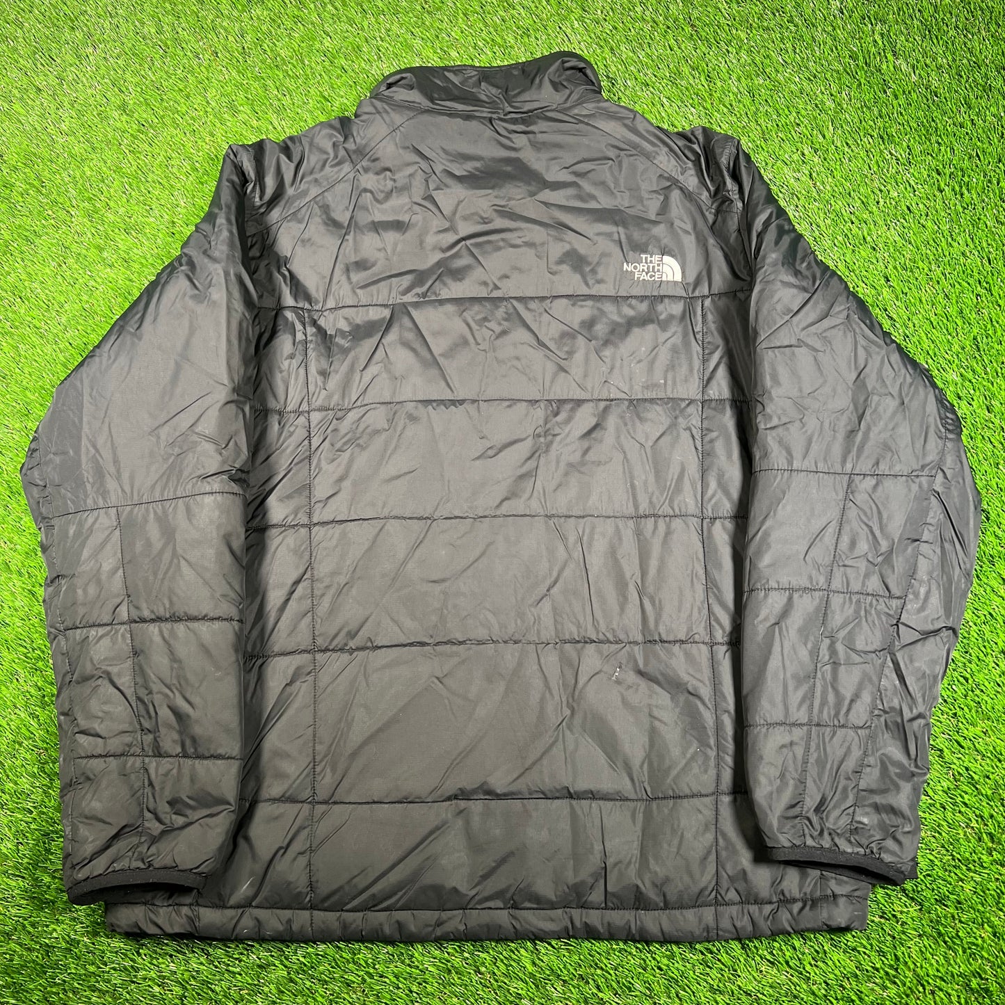 North Face Black MicroDown Jacket Size XL USED v17840