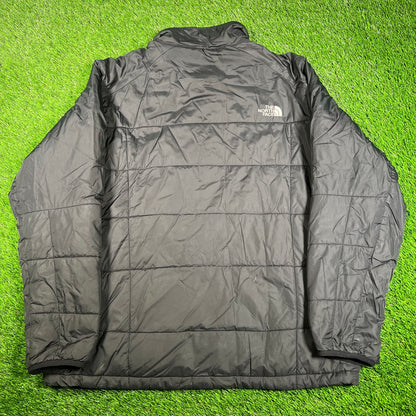 North Face Black MicroDown Jacket Size XL USED v17840