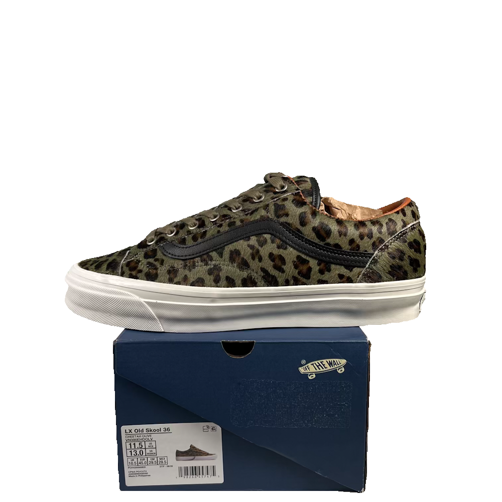 Vans Old Skool 36 Pony Cheetah Olive (2025) Size 11.5 NEW s23731