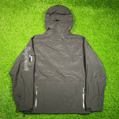 Supreme Goretex Tech Shell Black Jacket (2021) Size Medium USED x16790