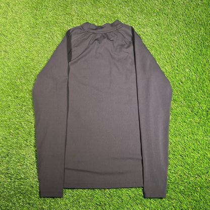 Corteiz Black Midlayer Longsleeve Size Medium USED x15941