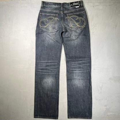 GV Gallery Raspberry Hills Washed Black Cowboy Denim Size XS NEW x18769