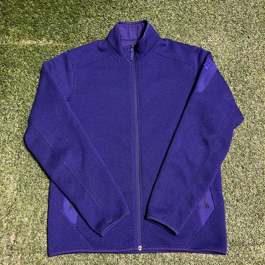Arc'teryx Blue Full Zip Fleece Size Small USED x14189