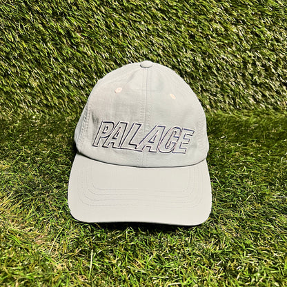 Palace Light Blue Logo Dad Hat USED x13512