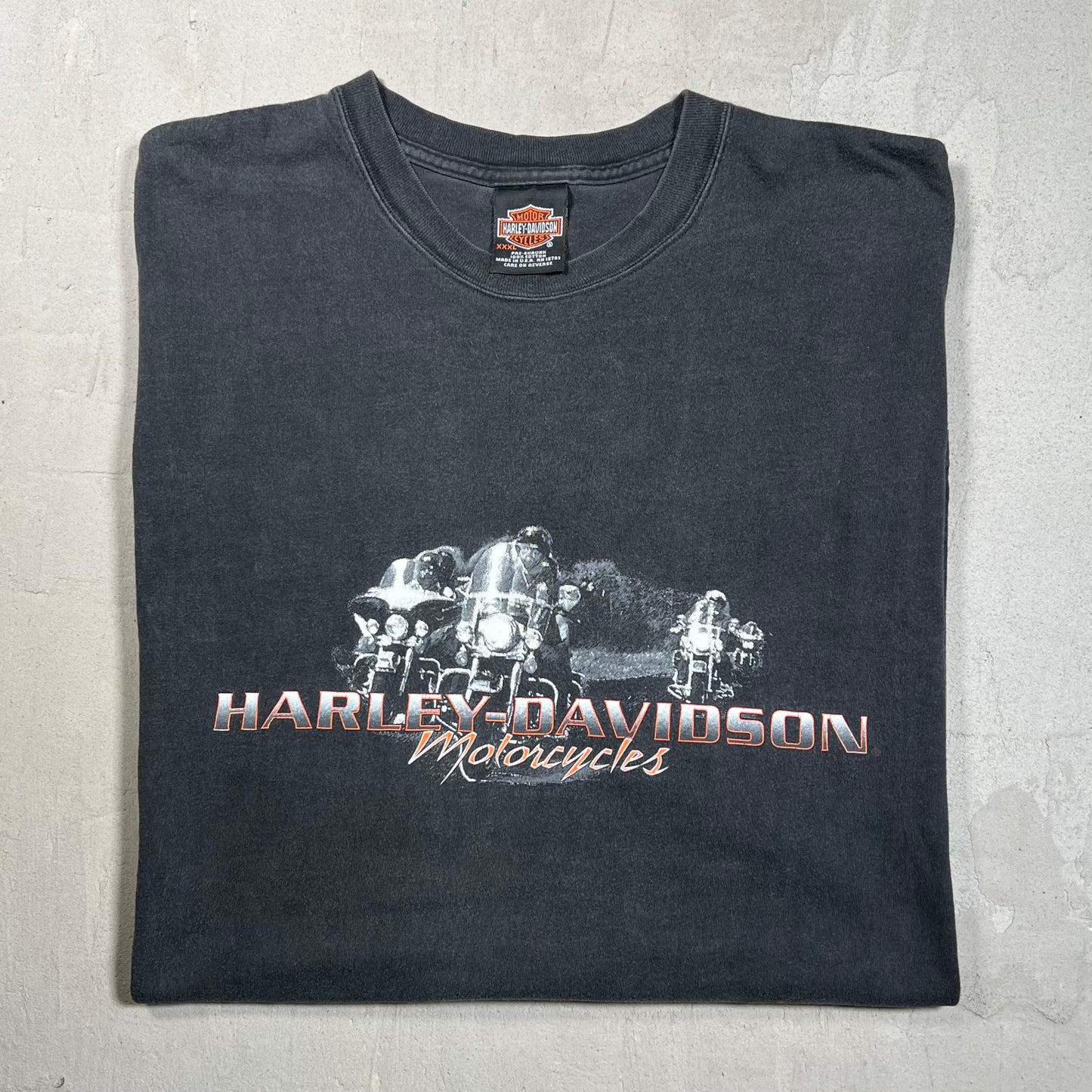 2004 Harley Davidson Black Ocean City Tee Size 3XL USED v19404