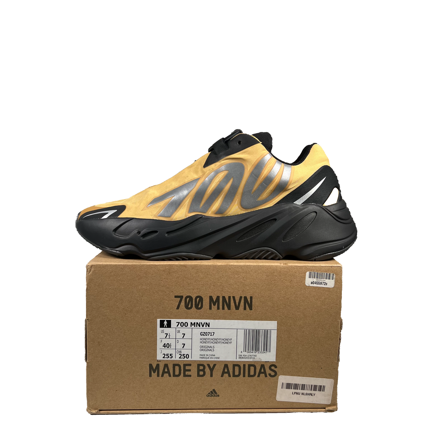 Adidas Yeezy Boost 700 MNVN Honey Flux (2021) Size 7.5 USED s19970