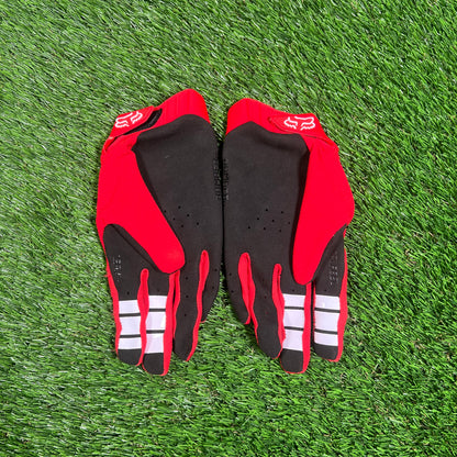 Supreme Fox Racing Red Biking Gloves Size Medium USED x14897