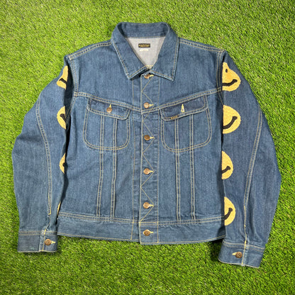 Kapital Smiley Face Denim Jean Jacket Size Medium USED x14912