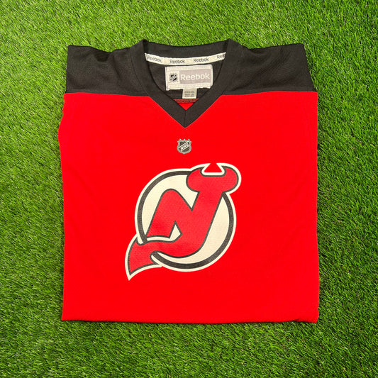 NJ Devils Brodeur Reebok Red Jersey Size Small USED v18747