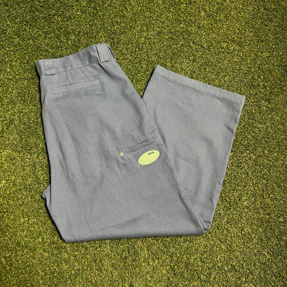 Phyps Wide Leg Blue Work Pants SIze XL NEW v16087