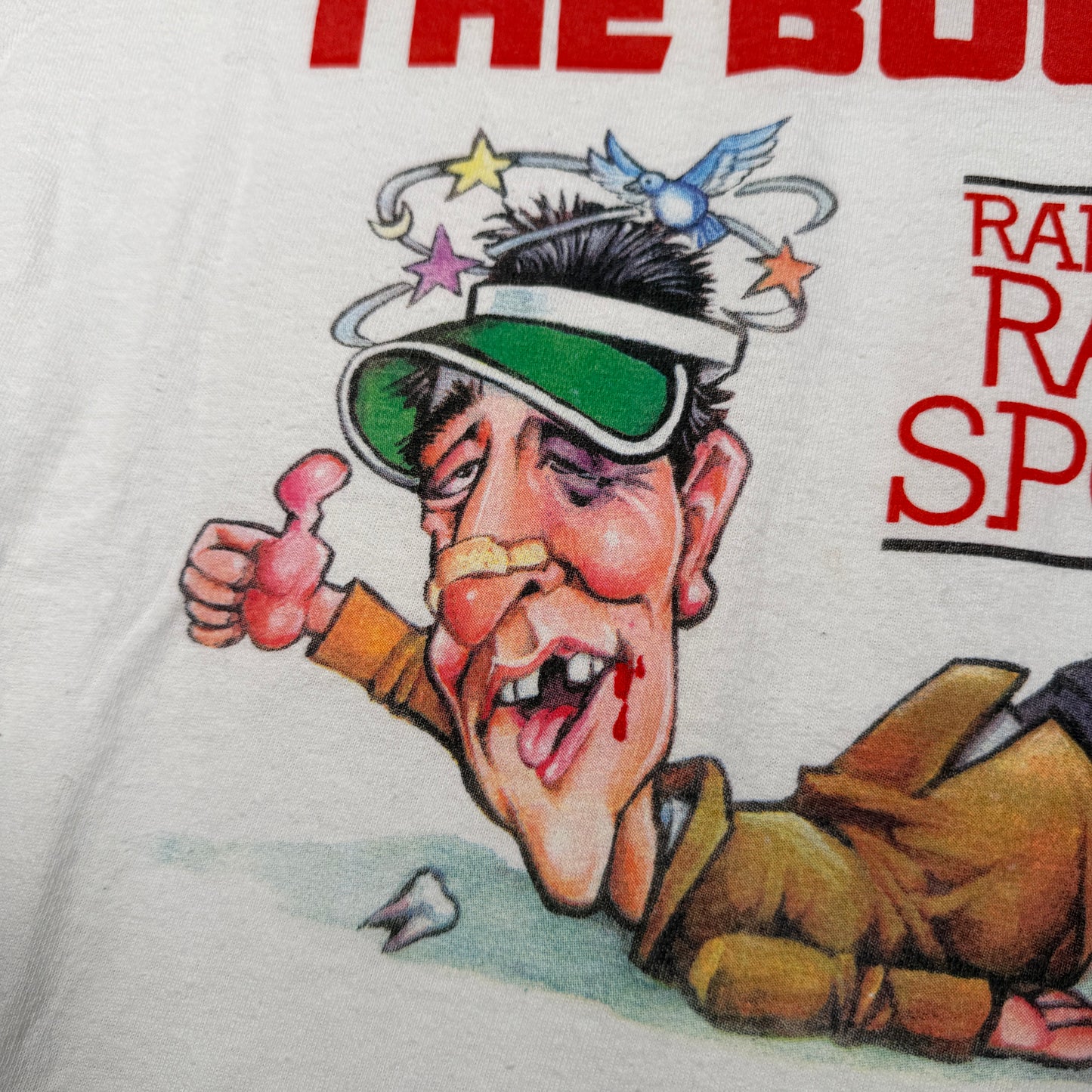 2010s I Beat the Bookie White Tee Size XL USED v16804