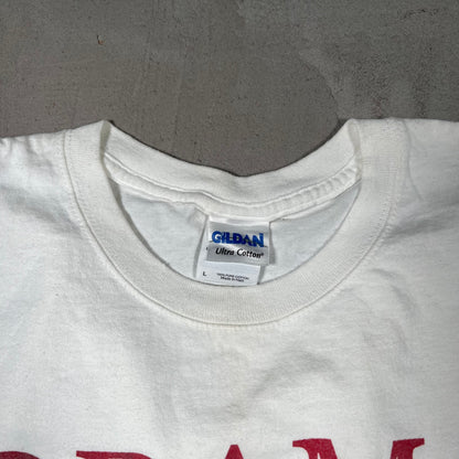 2008 Obama Change Believe In White Tee Size Large USED v19321