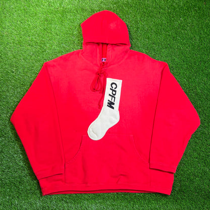CPFM Sock Red (2019) Hoodie Size 4 (XL) USED x16999