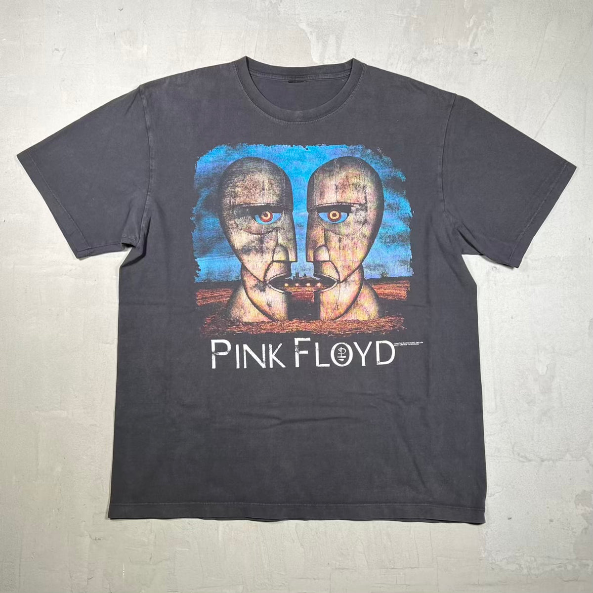 1994 Pink Floyd Division Bell Euro Tour Tee Black Size XL USED v20392