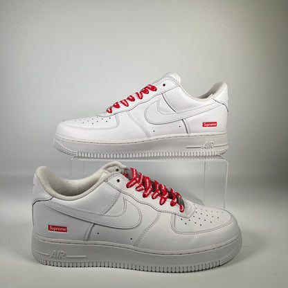Nike x Supreme Air Force 1 Low White (2020) Size 10.5 USED s18509