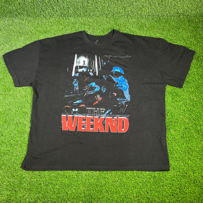 Sergio Calaobasas The Weeknd Rap Style Black Tee Size XXL USED x14352