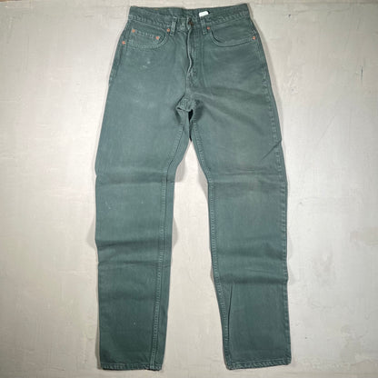 1998 Levi's 550 Dark Green Size 32 USED v19304