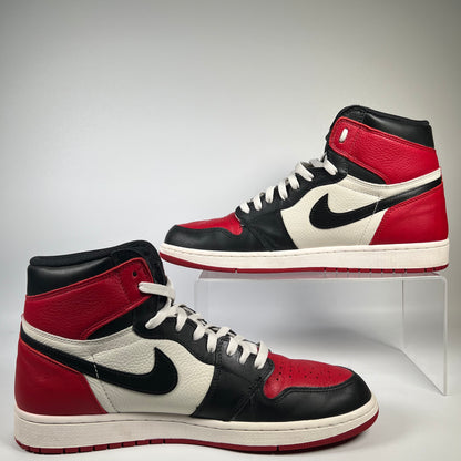 Jordan 1 Bred Toe 2018 Size 13 USED s16732