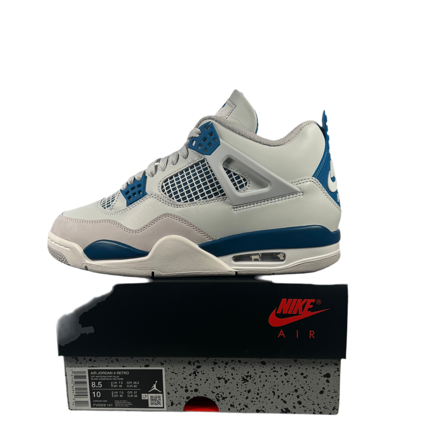 Jordan 4 Military Blue (2024) Size 8.5 NEW s18623