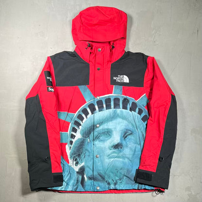 Supreme North Face Statue of Liberty Mountain Jacket (2019) Size Large USED x18656