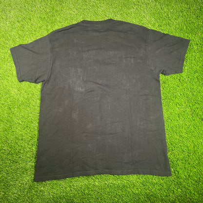 Y2K Child's Play 2 Black Chucky Tee Size XL USED v17703