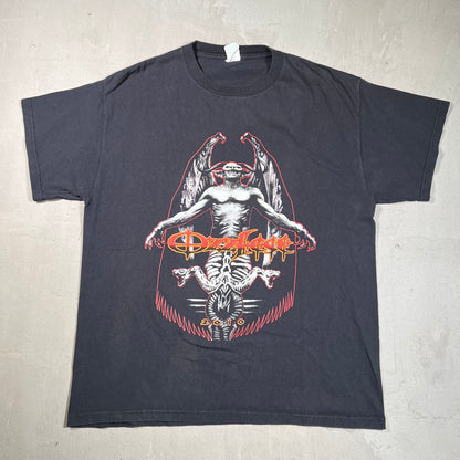2010 OzzFest Demon Winged Black Tee Size Large USED v19514