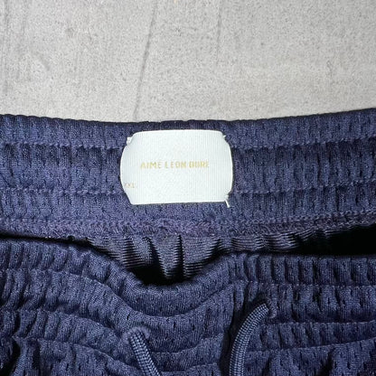 Aime Leon Dore Navy Blue Mesh Shorts Size XXL USED x18699
